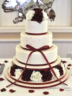 Свадебный торт цвета марсала: Свадебные торты Марсала - 41 ф