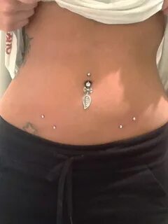 Professional piercing Hip piercings, Unique body piercings, 