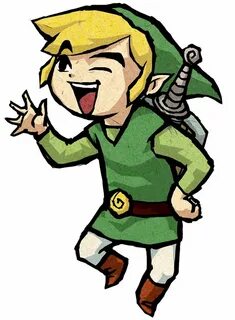 Link Waving - The Legend of Zelda: The Wind Waker HD Charact