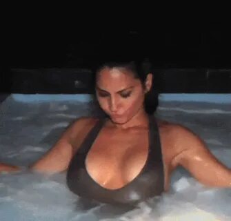 Olivia Munn In Hot Tub.