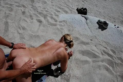 Nudists have a sex on nudist beach