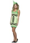 Sexy Screamin' Green Crayon Dress - Halloween Costumes