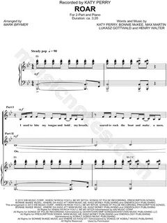 Katy Perry "Roar" (arr. Mark A. Brymer) 2-Part Choir + Piano