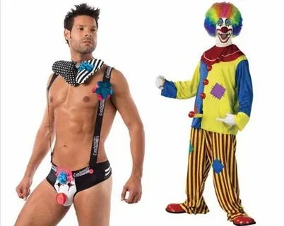Foi aveugle Qualifié radioactivité sexy clown costume men Ge
