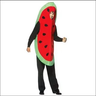 Adult Watermelon Fruit Clothing Shape Adult Halloween Costum