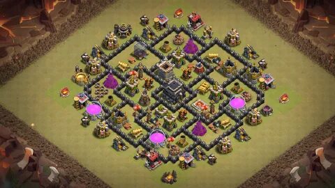 New Clash of Clans Town Hall 8 (TH8) War Base 2018