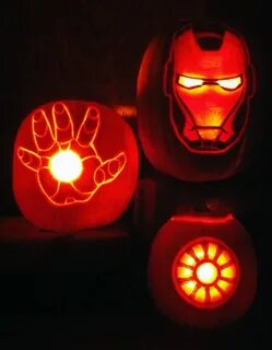 Iron Man pumpkins Pumpkin carving, Pumpkin carving templates