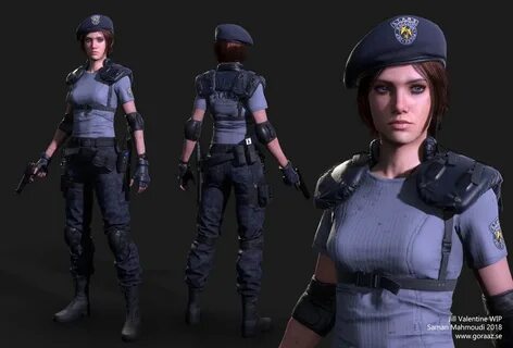 WIP Jill Valentine from Resident Evil for Retrogasm 2018 - p