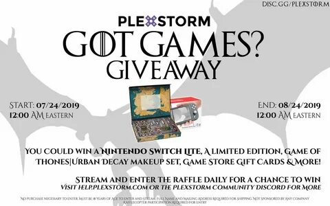 Plexstorm's GOT GAMES? Giveaway - Album on Imgur