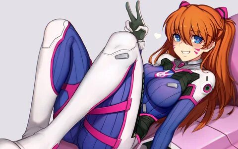 Masaüstü : Asuka Langley Soryu, D Va Aşırı Gözlem, Neon Gene