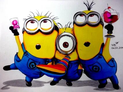 Minions From Despicable Me Colored Pencils By Bossbi My XXX 
