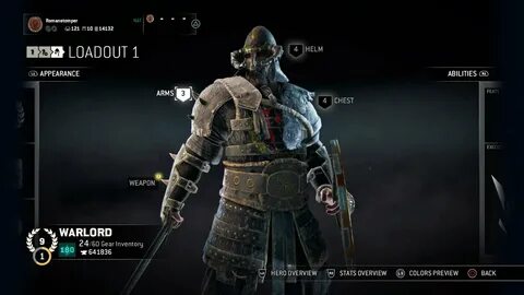 For Honor Season 6 - Warlord Rite of Champions Event Gear: B