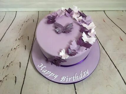 Purple butterfly cake www.sunflowerpatisserie.co.uk Butterfl