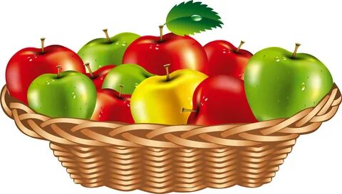 0, - Clip Art Basket Of Fruits - (6160x3776) Png Clipart Dow