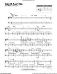Weezer - Say It Ain't So sheet music for drums (PDF)