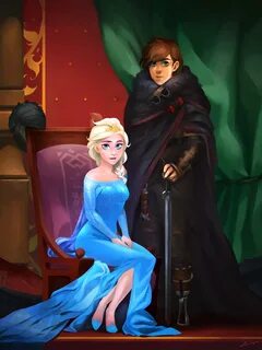 Frozen x How To Train Your Dragon Elsa and Hiccup Royal Port
