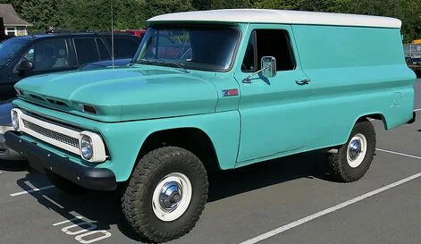 1965 Chevrolet K/10 Panel Truck 4X4 Chevrolet trucks, Classi