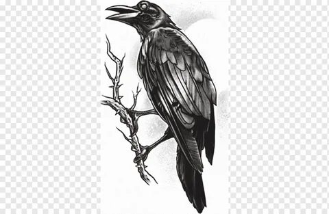 Free download Sleeve tattoo Gothic fashion American crow Abz