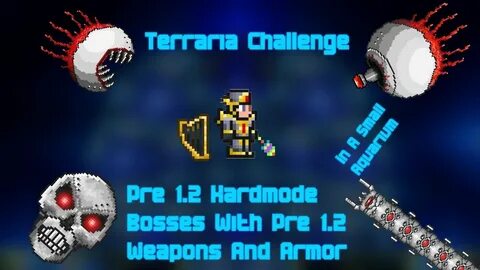 Terraria Challenge All Pre 1.2 Hardmode Bosses Underwater Wi