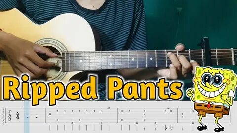 Spongebob - Ripped Pants Fingerstyle Guitar Cover + TAB Tuto