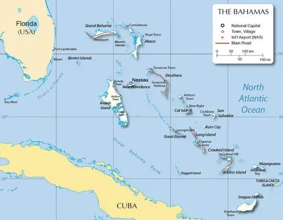 Багамские острова: где находятся на карте, флаг и герб багам