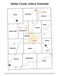 Map Of Shelby County Indiana - Map Of Eastern Europe