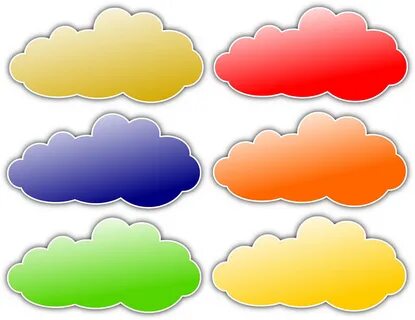 Nubes De Colores Dibujo Clipart - Large Size Png Image - Pik