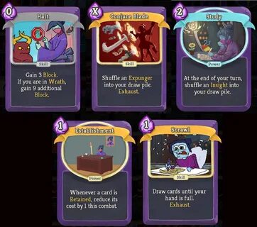 Most of the Watcher's beta card art is great Slay The Spire 