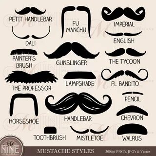 curly mustache clipart - Clip Art Library