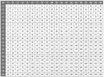 Blank Printable Multiplication Table Chart 1-20 PDF