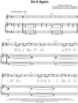 Download Digital Sheet Music of Do It Again" for Piano, Voca