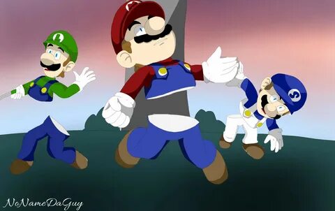 Other friends/ Crystal gems get poofed but it's Mario, SMG4,