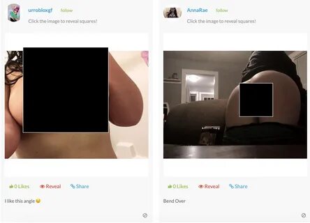 SquarePeep allows you to upload your nude photos and then use "squares...