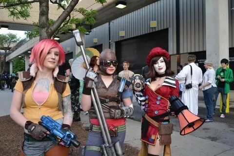 Cosplay - Lilith, Mordecai & Mad Moxxi Borderlands, Cosplay,