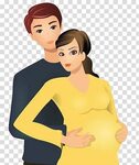Free download Woman Pregnancy Cartoon, man transparent backg