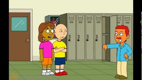 Caillou and Dora kiss/grounded - YouTube