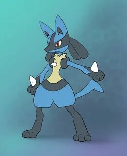 How To Draw Lucario Pokemon - Draw Central Cute pokemon wall