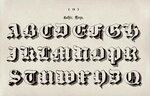 Tipos de letras goticas - Imagui
