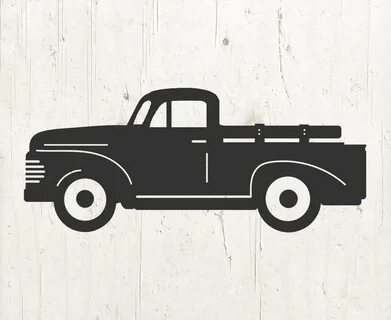 Free 296 Silhouette Vintage Truck Svg Free SVG PNG EPS DXF F