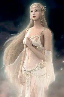 Elven Princess Fantasy girl, Light in the dark, Fantasy crea