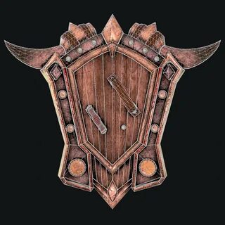 ArtStation - Fantasy shield 5 3d model Game Assets