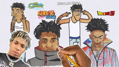 DRAW NLE CHOPPA IN 4 DIFFERENT STYLES !! - YouTube