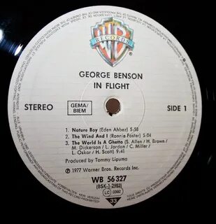 1086. George Benson. In Flight. 1977. Warner Bros. (DE, FOC,