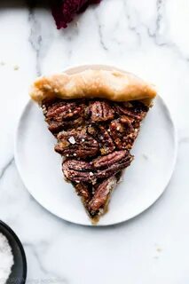 Maple Pecan Pie (Without Corn Syrup) Thanksgiving Maple peca