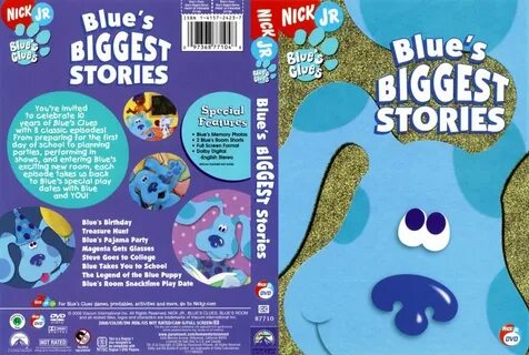 Blues Clues Blues Biggest Stories- TV DVD Scanned Covers - B