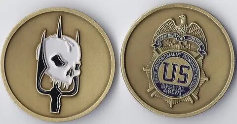 Department of Drug Enforcement (DEA) Challenge Coin North Ba