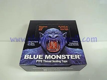 Blue Monster Teflon Tape - 1/2"x1,429" Case of 45 Hardware H