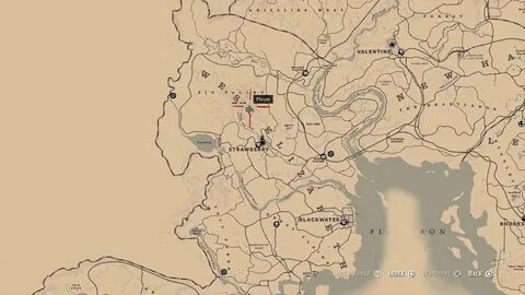 Red dead redemption 2 Mount shann symbol location and map - 