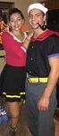 Popeye and olive oil Halloween costumes diy couples, Couple 