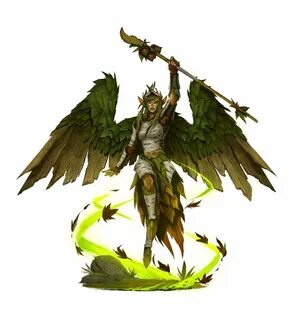 Female Gathlain Druid - Pathfinder PFRPG DND D&D d20 fantasy
